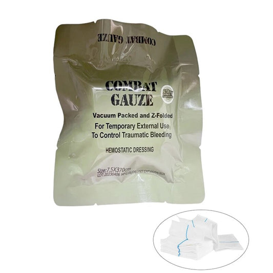 Hemostatic Z Fold Combat Gauze